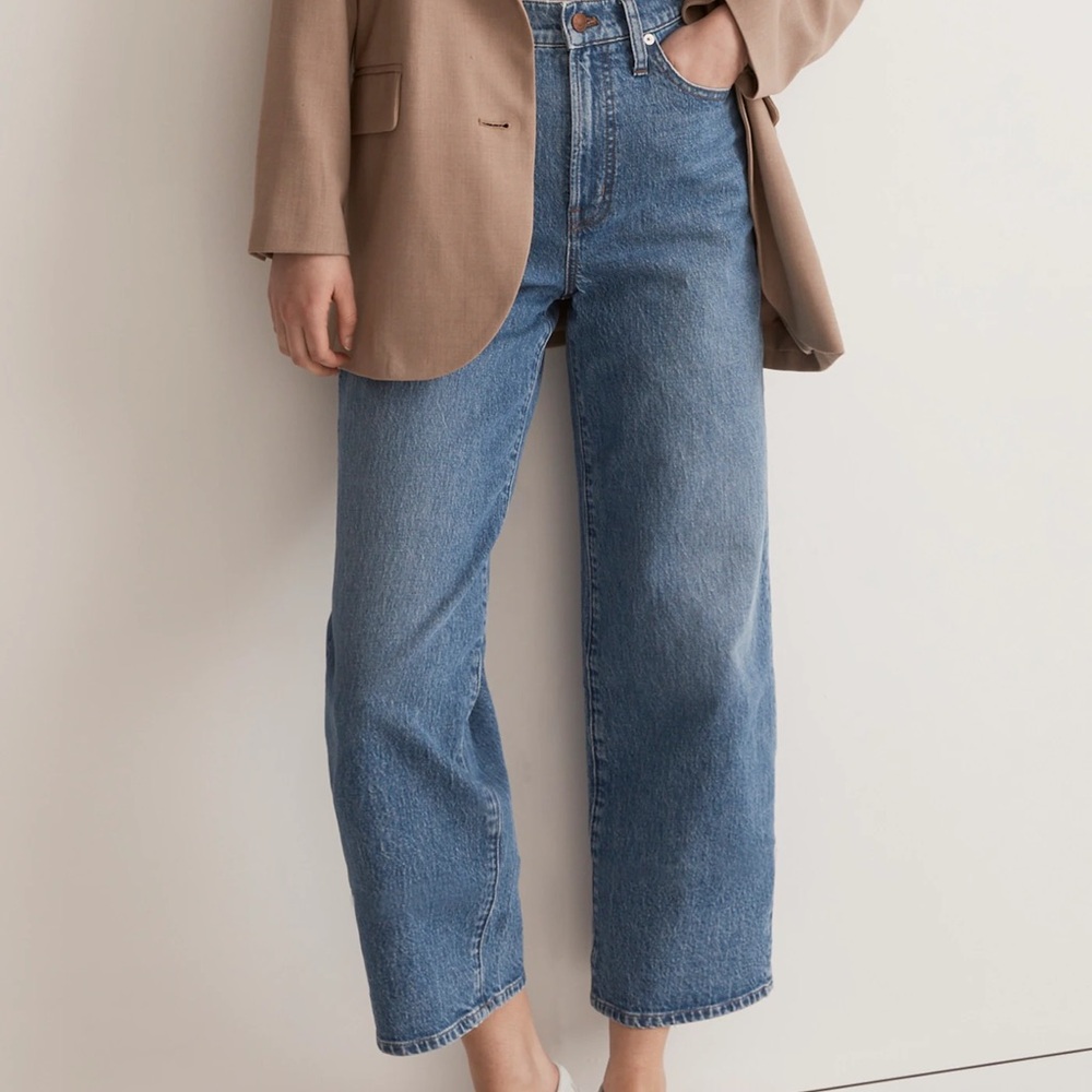 Madewell Perfect Vintage Wide Leg Crop Jeans